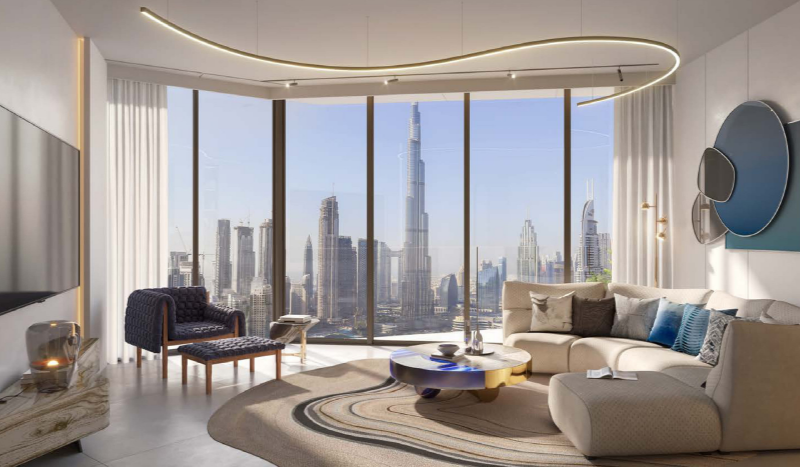 Apartment on Downtown Burj Dubai, 2 bedrooms, 98.66 m2