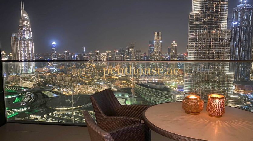 Apartment on Downtown Burj Dubai, 2 bedrooms, 163 m2 / per year