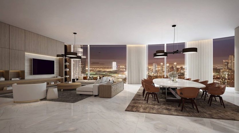 Apartment on Downtown Burj Dubai, 2 bedrooms, 113.2 m2  | Foto 1