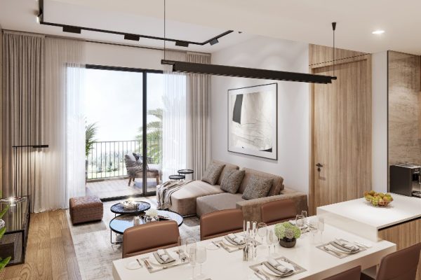 Apartment on Jumeirah Village Circle, Dubai, 2 bedrooms, 141.0268 m2