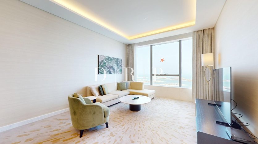 Apartment on Palm Jumeirah, Dubai, 1 bedroom, 96.5 m2 / per month