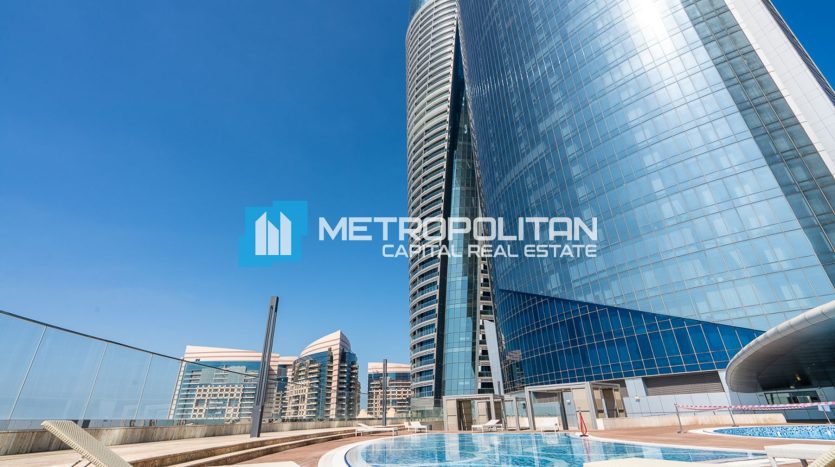 Квартира в Corniche Road, Абу-Даби, 3 спальни, 169 м2 / в год