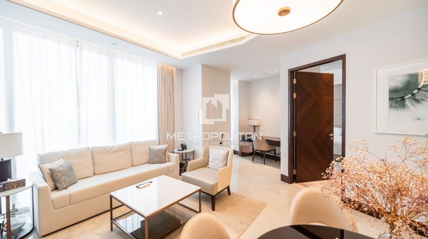 Apartment on Downtown Burj Dubai, 1 bedroom, 98 m2 / per year