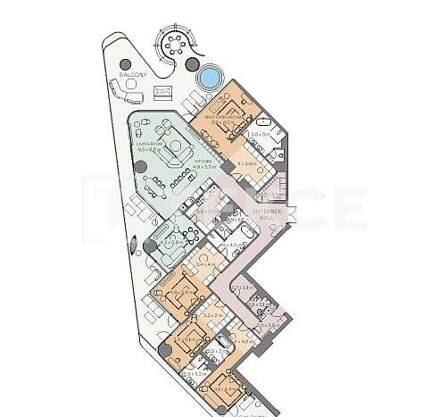 Apartment on Business Bay, Dubai, 4 bedrooms, 6491 sq. ft. | Foto 2