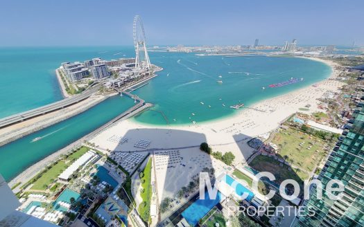 Apartment on Jumeirah Beach Residence, Dubai, 2 bedrooms, 137.03 m2  | Foto 1