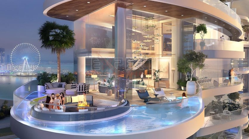 Apartment on Dubai Harbour, Dubai, 3 bedrooms, 185.5 m2  | Foto 3