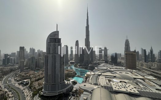 Apartment on Downtown Burj Dubai, 3 bedrooms, 208.6 m2 / per year