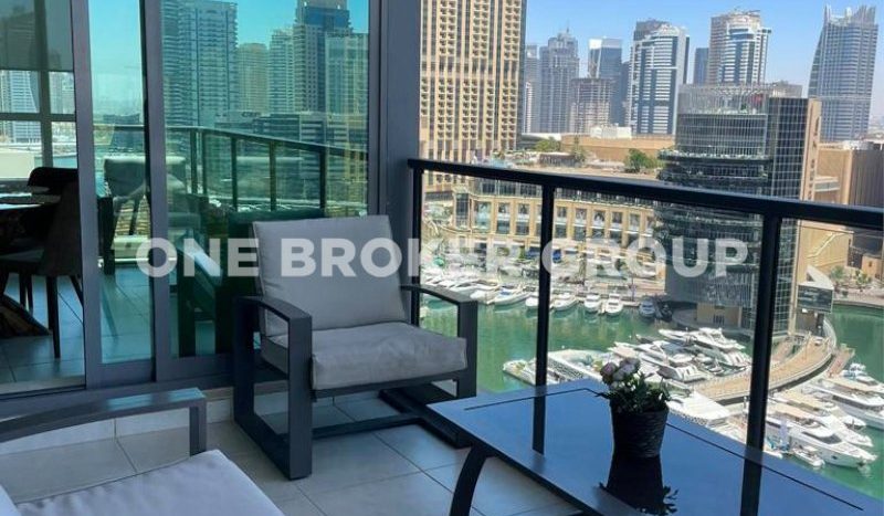 Apartment on Dubai Marina, 2 bedrooms, 127 m2 / per year