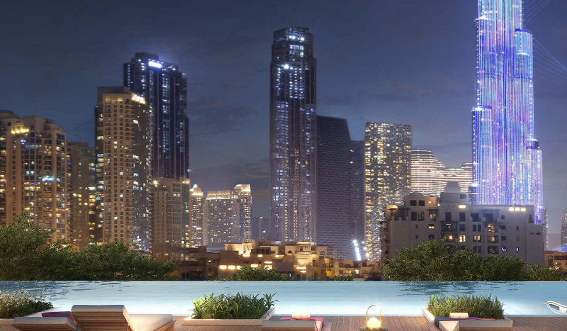 Apartment on Downtown Burj Dubai, 2 bedrooms, 98.66 m2