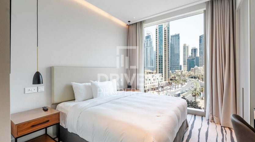 Apartment on Downtown Burj Dubai, 2 bedrooms, 129 m2 / per year
