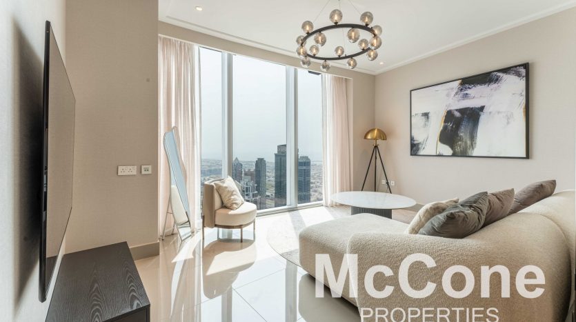 Apartment on Downtown Burj Dubai, 1 bedroom, 66.61 m2 / per year