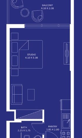 Apartment on Maritime City, Dubai, 38.5 m2  | Foto 3