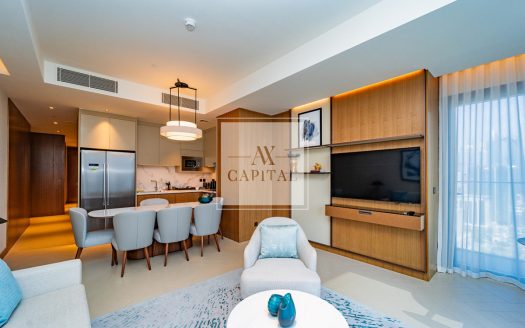 Apartment on Downtown Burj Dubai, 3 bedrooms, 164.9 m2 / per year