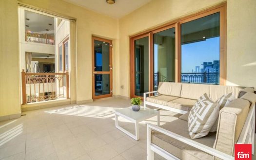 Квартира в Пальма Джумейра, Дубай, 3 спальни, 226.5 м2 / в год