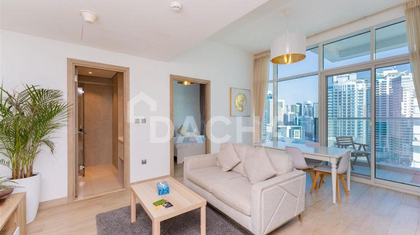 Apartment on Dubai Marina, 2 bedrooms, 77.5 m2 / per year