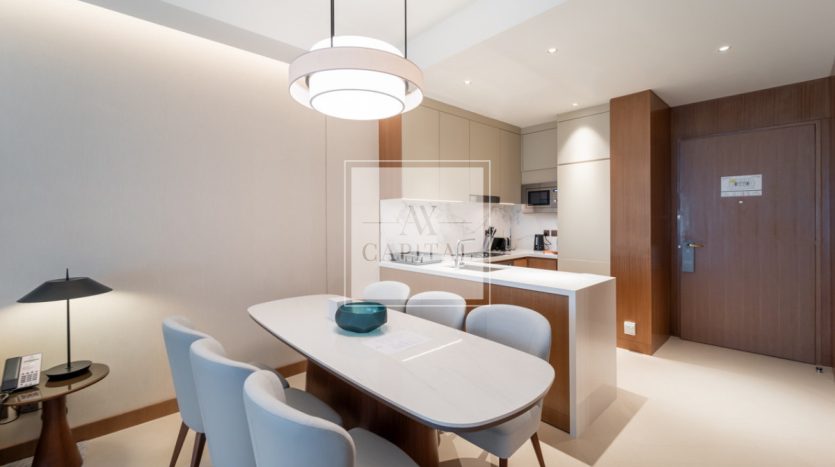 Apartment on Downtown Burj Dubai, 2 bedrooms, 110.5 m2 / per year