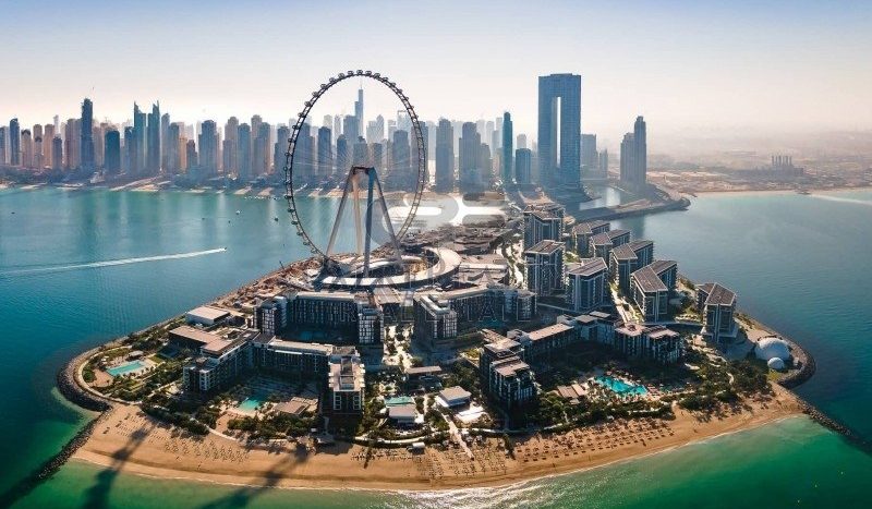Квартира в Bluewaters, Дубай, 2 спальни, 135.5 м2