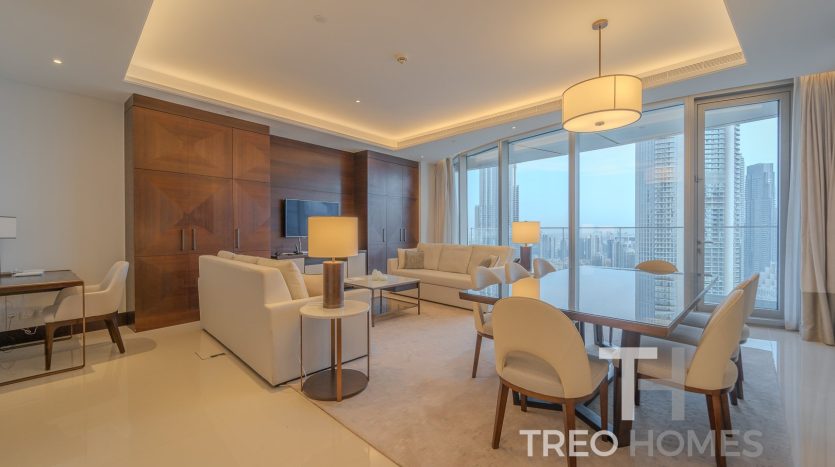Apartment on Burj Khalifa, Dubai, 3 bedrooms, 188 m2 / per year