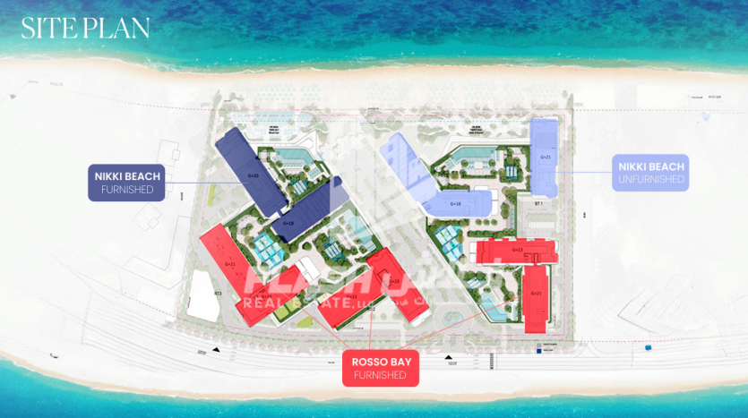 Квартира в Al Marjan Island, Рас-эль-Хайме, 2 спальни, 223 м2