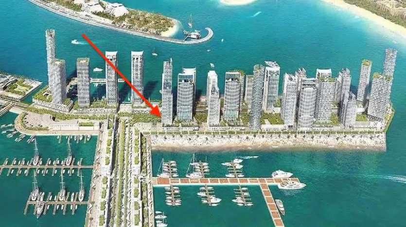 Apartment on Dubai Harbour, Dubai, 2 bedrooms, 119.30 m2  | Foto 2