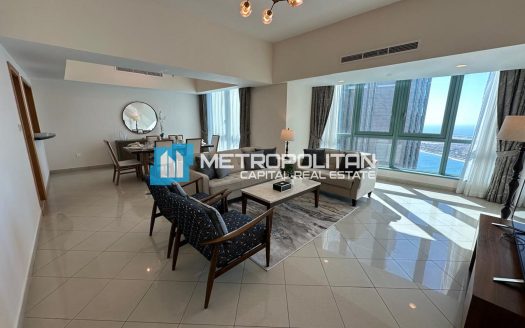 Apartment on Corniche Road, Abu-Dhabi, 2 bedrooms, 183.9 m2 / per year