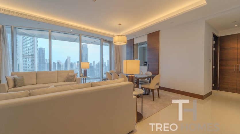 Apartment on Burj Khalifa, Dubai, 3 bedrooms, 188 m2 / per year