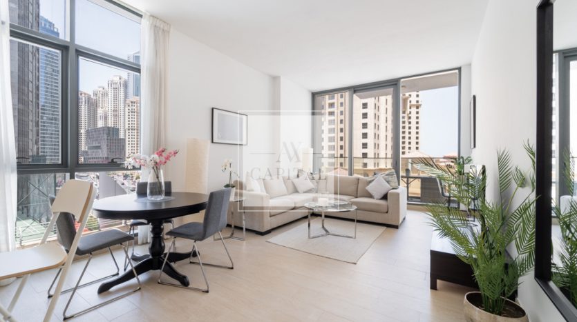 Apartment on Dubai Marina, 1 bedroom, 74.8 m2 / per year