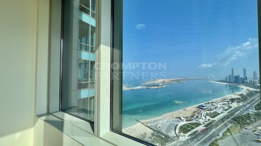 Apartment on Corniche Road, Abu-Dhabi, 2 bedrooms, 123 m2 / per year