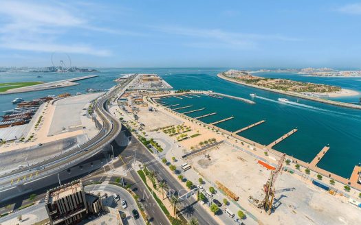 Apartment on Dubai Harbour, Dubai, 2 bedrooms, 119.1 m2 / per year