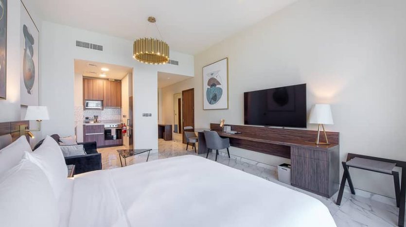 Apartment on Dubai Media City, Dubai, 42 m2 / per year