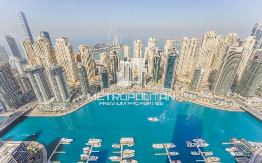 Apartment on Dubai Marina, 2 bedrooms, 102 m2 / per year