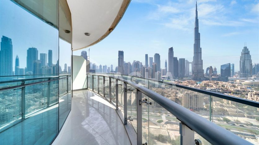 Apartment on Downtown Burj Dubai, 2 bedrooms, 115.3 m2 / per year