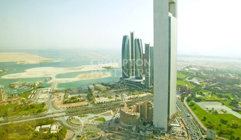 Apartment on Corniche Road, Abu-Dhabi, 2 bedrooms, 122.9 m2 / per year
