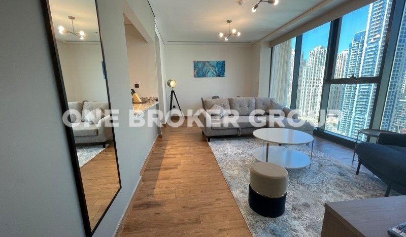 Apartment on Dubai Marina, 1 bedroom, 64.4 m2 / per year