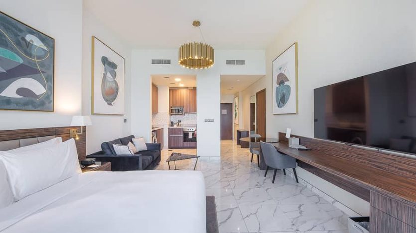 Apartment on Dubai Media City, Dubai, 42 m2 / per year