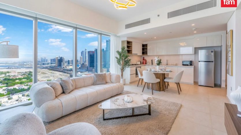 Apartment on Downtown Burj Dubai, 2 bedrooms, 100.2 m2 / per year