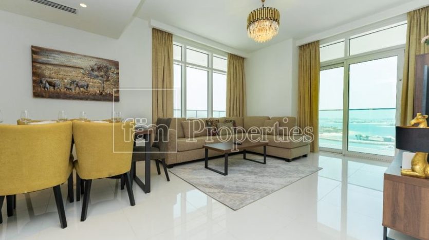 Apartment on Dubai Harbour, Dubai, 2 bedrooms, 129.5 m2 / per year