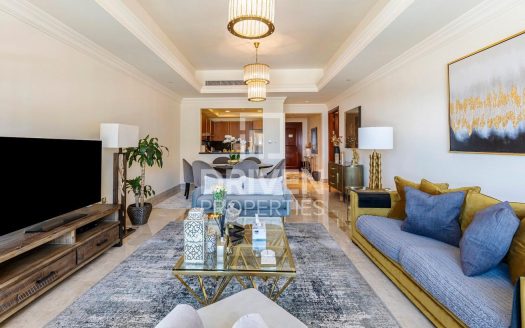 Apartment on Palm Jumeirah, Dubai, 1 bedroom, 123 m2 / per year