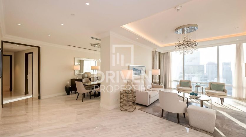 Apartment on Downtown Burj Dubai, 4 bedrooms, 254 m2 / per year
