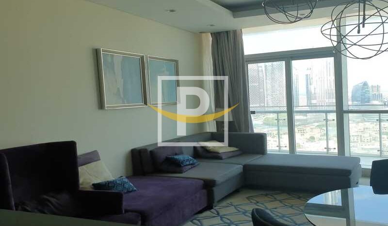 Apartment on Downtown Burj Dubai, 2 bedrooms, 115.2 m2 / per year