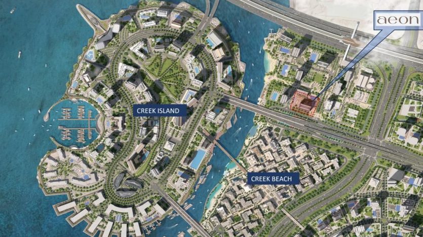Apartment on Dubai Creek Harbour (The Lagoons), Dubai, 1 bedroom, 94 m2  | Foto 2