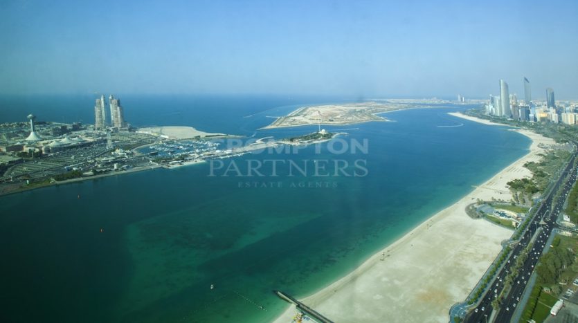 Квартира в Corniche Road, Абу-Даби, 2 спальни, 168 м2 / в год