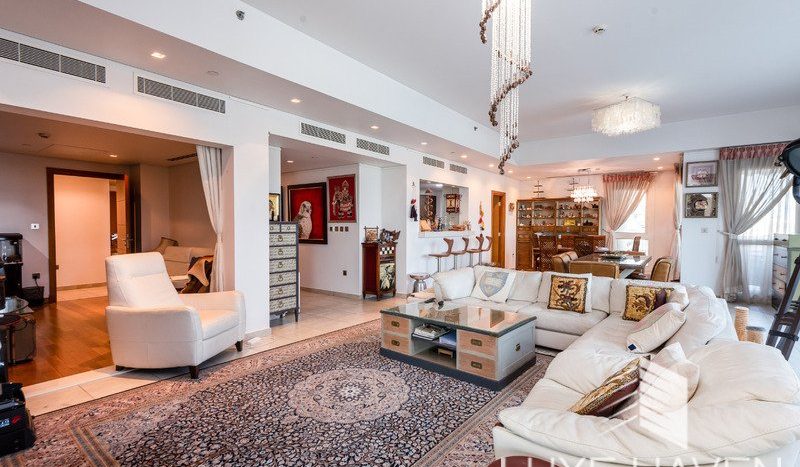 Квартира в Пальма Джумейра, Дубай, 3 спальни, 439.43 м2