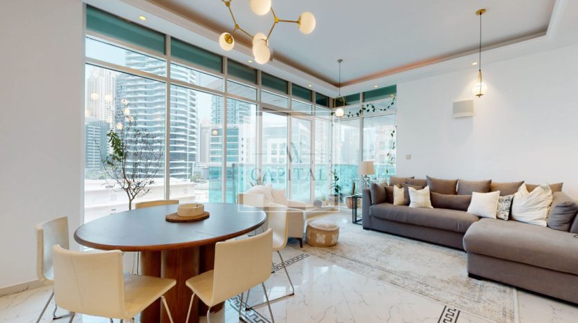 Apartment on Dubai Marina, 2 bedrooms, 143.6 m2 / per year