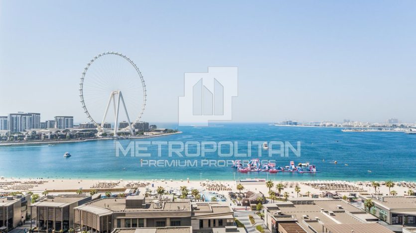 Apartment on Jumeirah Beach Residence, Dubai, 3 bedrooms, 168 m2 / per year