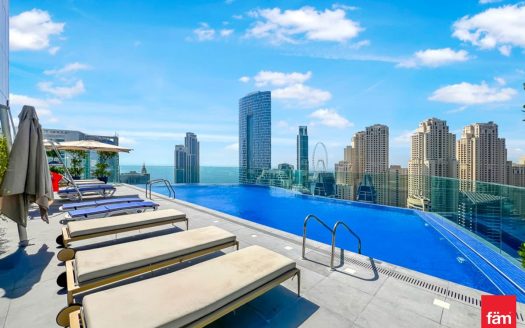 Apartment on Dubai Marina, 46.9 m2 / per year