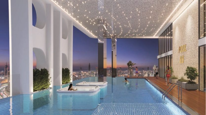 Apartment on Business Bay, Dubai, 2 bedrooms, 107.38 m2