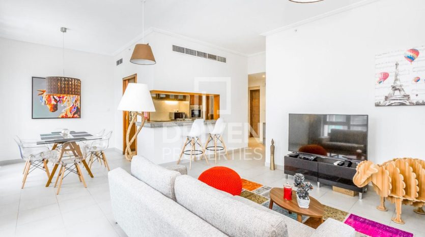 Apartment on Downtown Burj Dubai, 1 bedroom, 90 m2 / per year