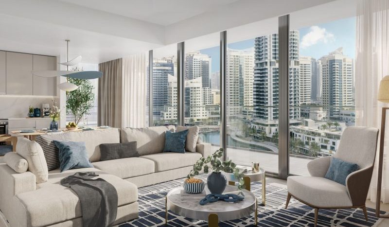 Apartment on Dubai Marina, 2 bedrooms, 106.6527 m2