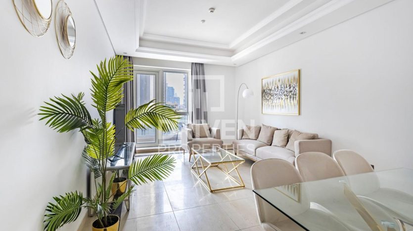 Apartment on Downtown Burj Dubai, 2 bedrooms, 128 m2 / per year